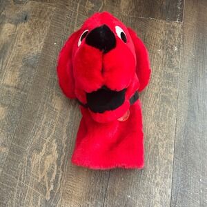 Vintage 1990 Dakin Clifford the Big Red Dog Plush Hand Puppet Scholastic Toy